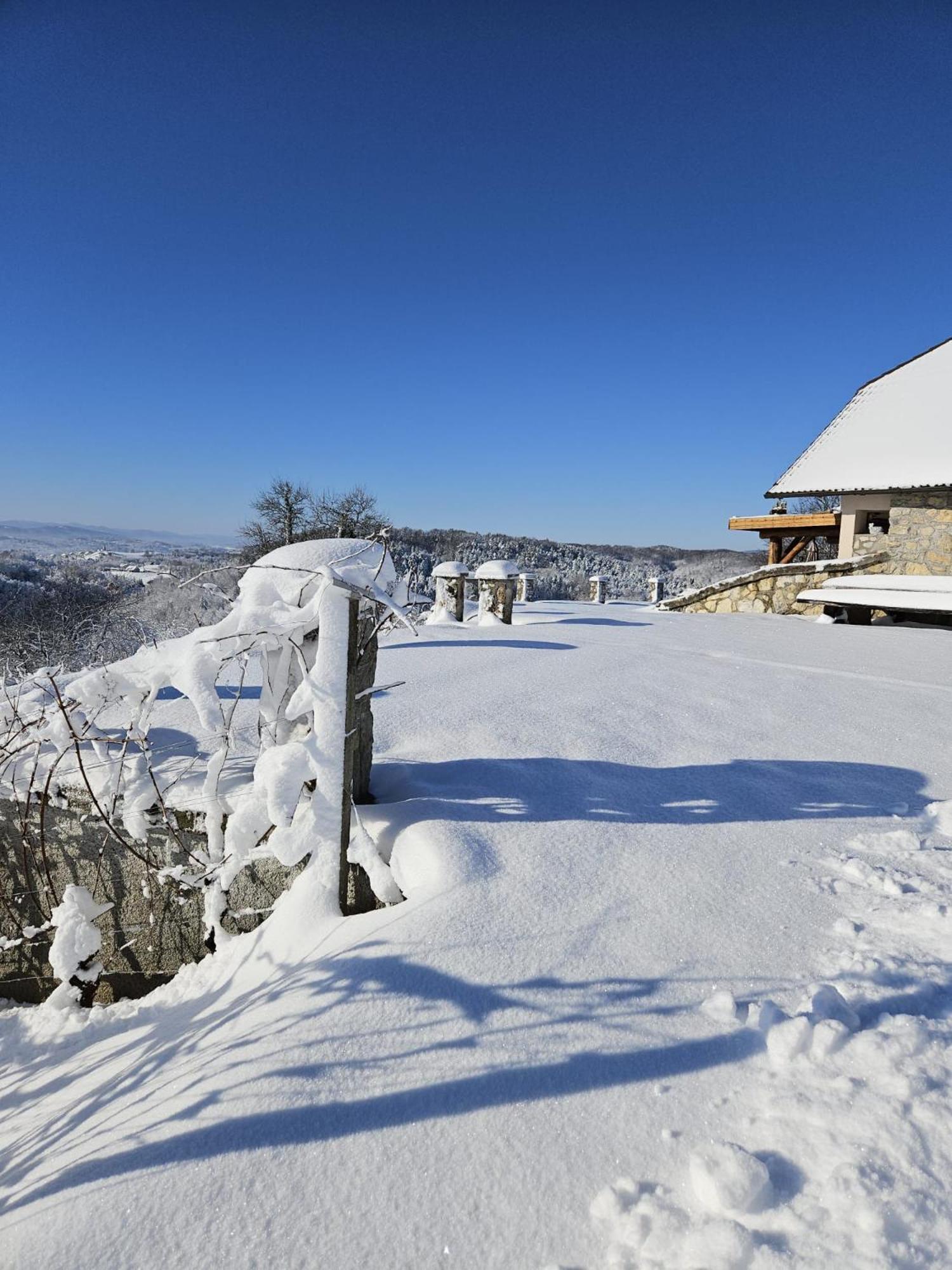 Zerko Holiday Home - Vineyard Chalet With Sauna And Jacuzzi Free Mirna Exterior photo